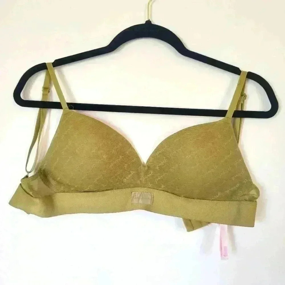 PINK Victorias Secret 32D wireless green bra